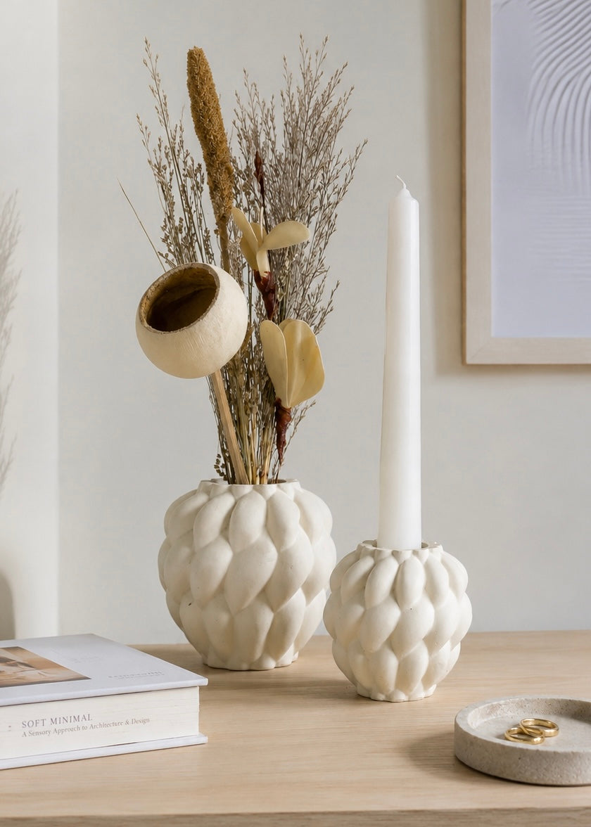 Knot ball vase/ candle holder