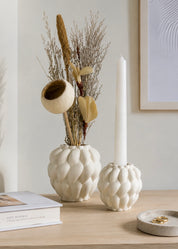 Knot ball vase/ candle holder