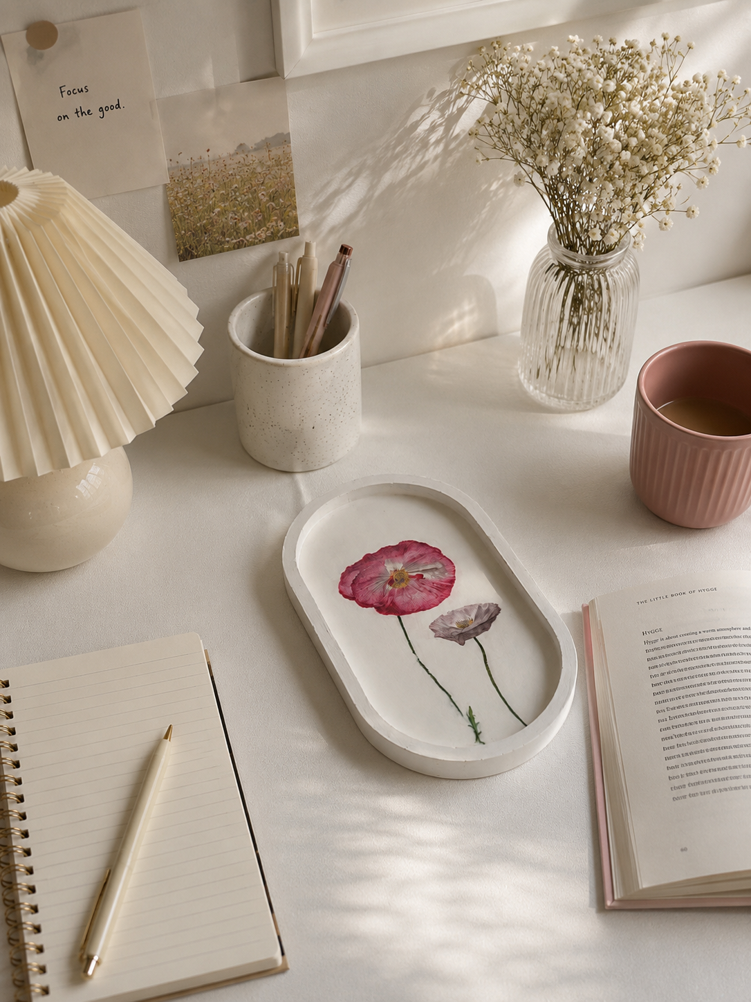 Floral Oval Tray