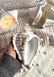 Gold dust shell pot