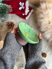 Christmas Tree Pedestal Bowl