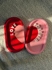 Love Forever Ovel Tray (Combo Of 2)
