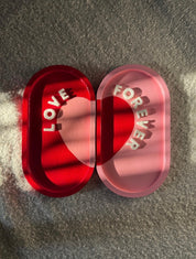 Love Forever Ovel Tray (Combo Of 2)