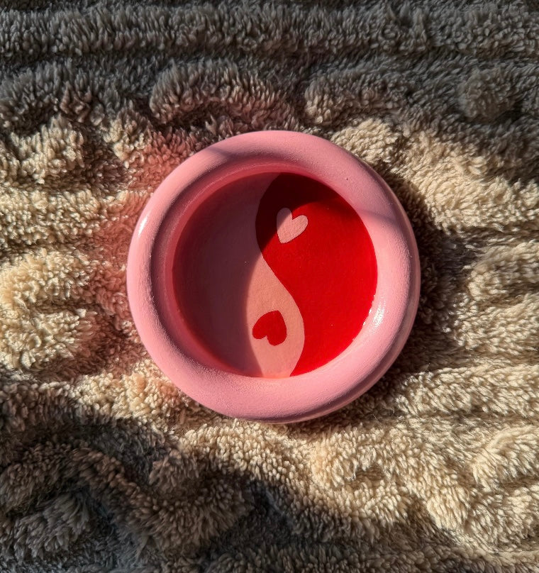Yin Yang Heart Tray