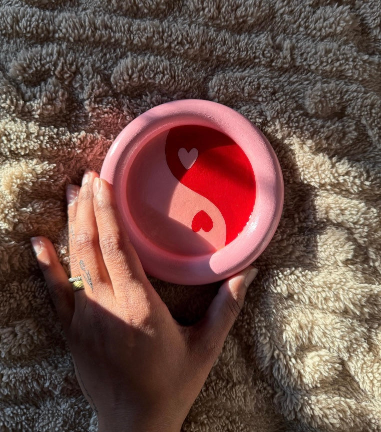 Yin Yang Heart Tray