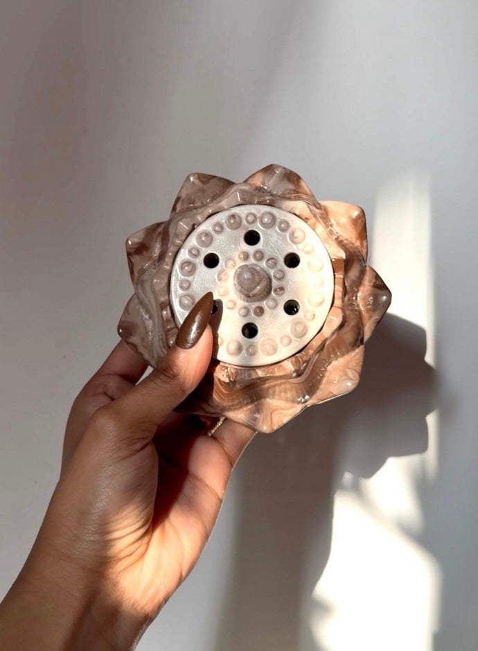 Marble Lotus Incense Burner