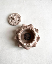 Marble Lotus Incense Burner