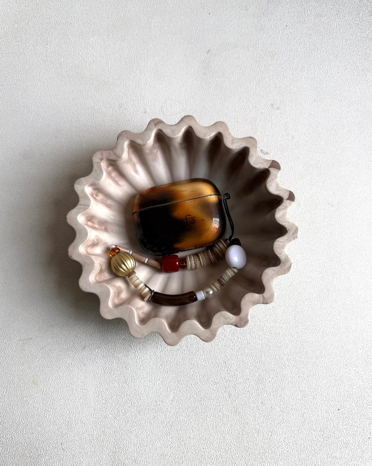 Ruffle Marble Bowl