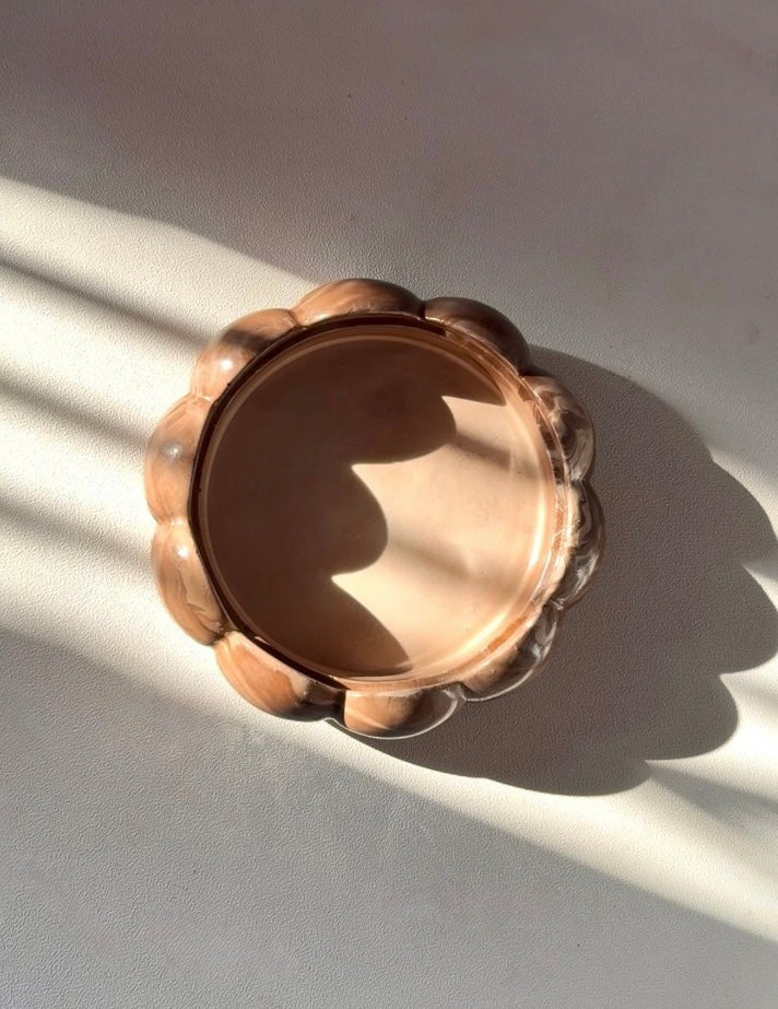 Lumi Marble Lotus Bowl