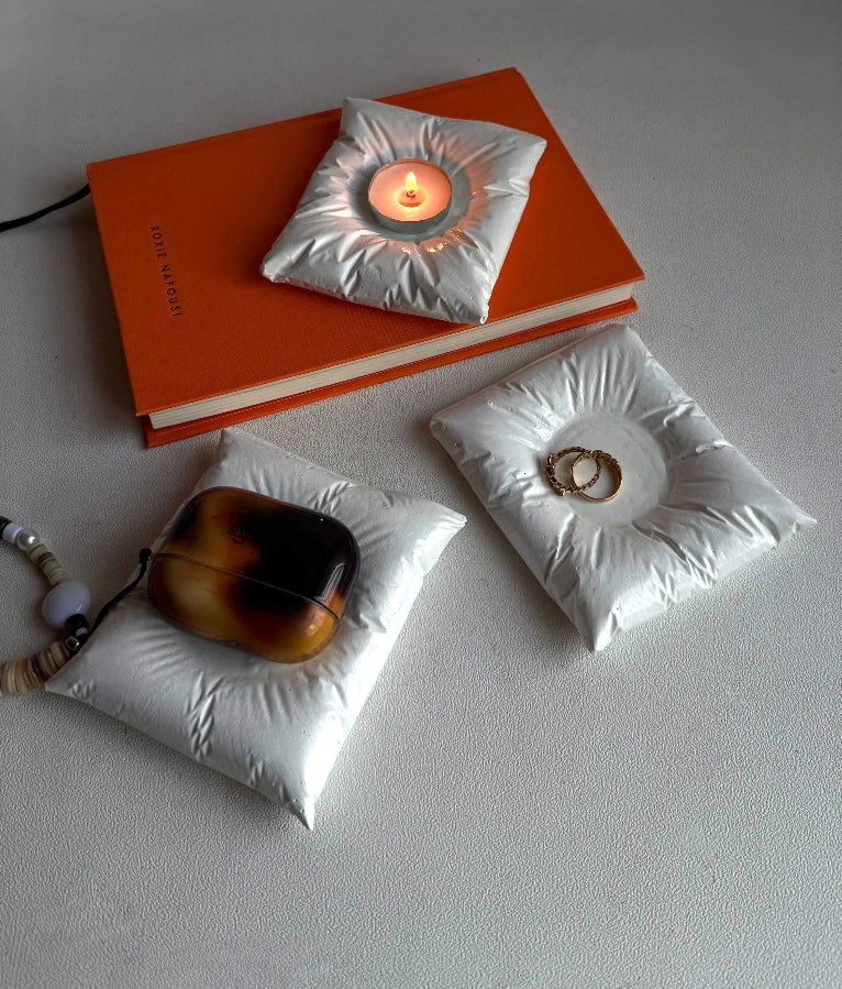 Concrete Pillow Tray / Tealight Holder