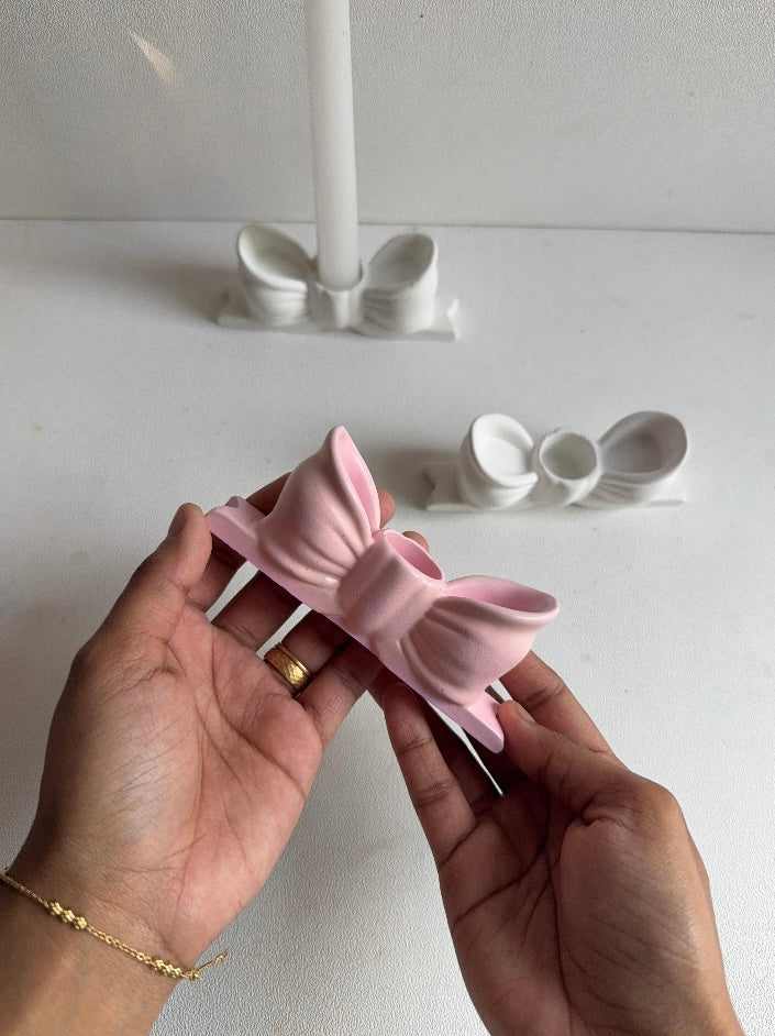 Bow Candle Holder