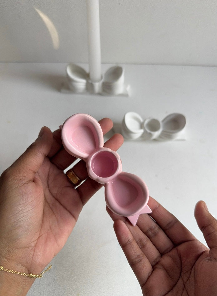 Bow Candle Holder