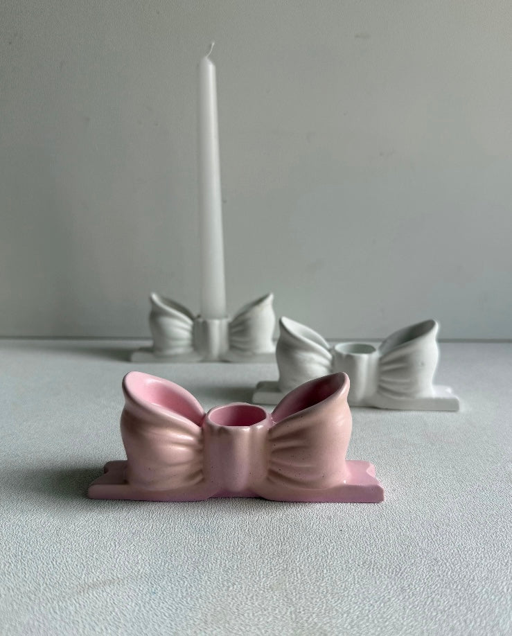 Bow Candle Holder