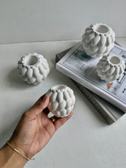 Knot ball vase/ candle holder