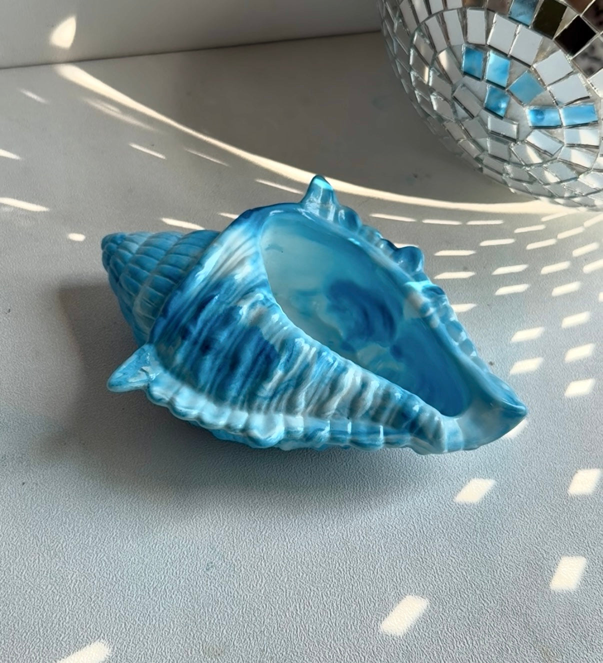 Blue Conch Pot